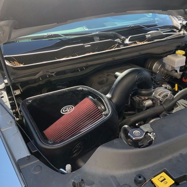 S&B Cold Air Intake For 19-23 Dodge Ram 1500 2500 3500 5.7L Hemi Cotton Cleanable Red 75-5124