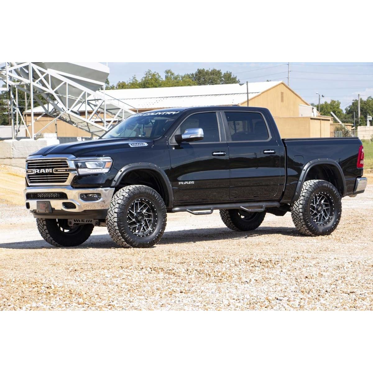 Rough Country Flat Black Pocket Fender Flares I F-D10914A