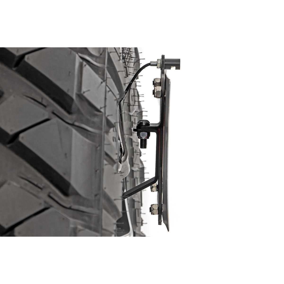 ROUGH COUNTRY License Plate Relocation Bracket | Jeep Wrangler JL (18-25)/Wrangler Unlimited (18-25)  | 10534