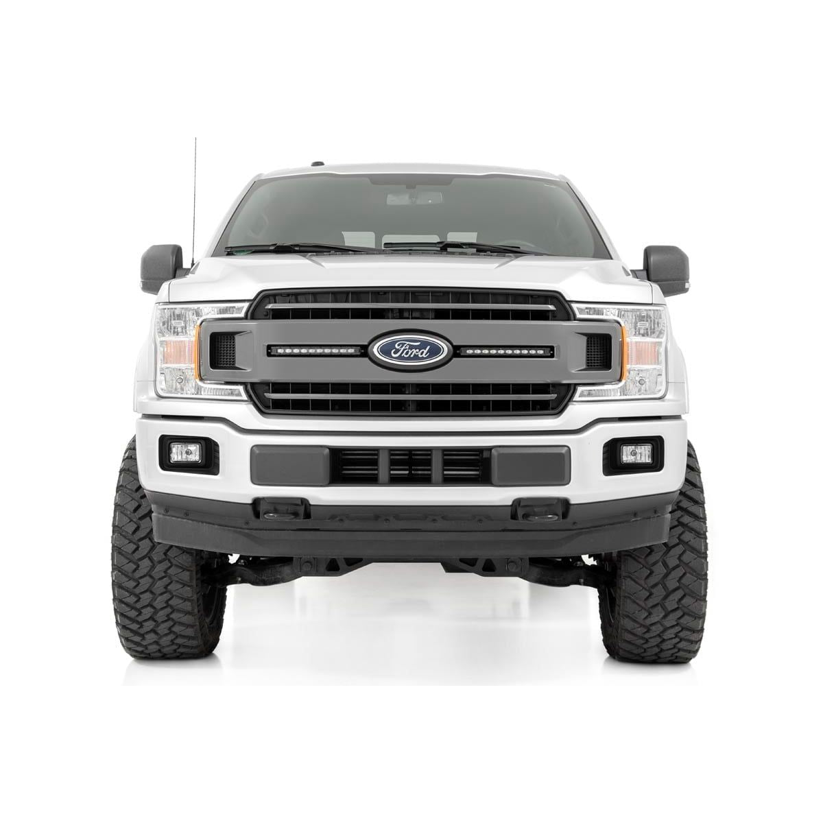 ROUGH COUNTRY 10 Inch Black Series LED Light Bar | Slim Line| Pair | 70410ABL