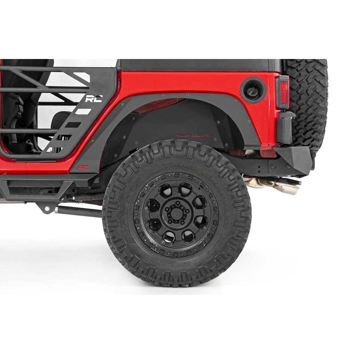 ROUGH COUNTRY Fender Delete Kit | FR & RR | Jeep Wrangler JK/Wrangler Unlimited  (2007-2018) | 10538