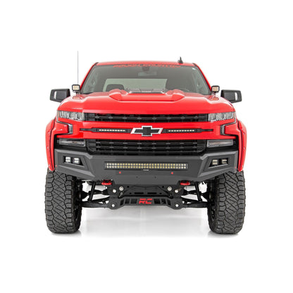 ROUGH COUNTRY LED Light Kit | Ditch Mount | 2" Black Pair | Amber DRL | Chevy Silverado 1500 (19-24) | 70844