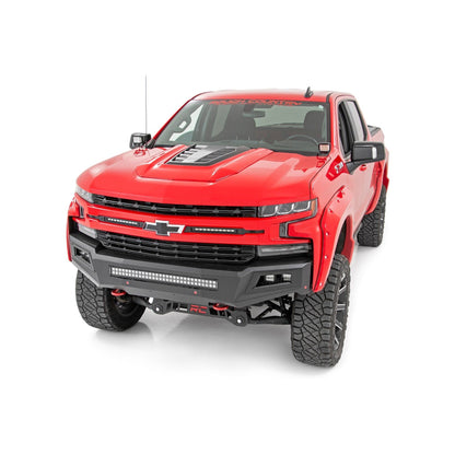 ROUGH COUNTRY LED Light Kit | Ditch Mount | 2" Black Pair | Amber DRL | Chevy Silverado 1500 (19-24) | 70844