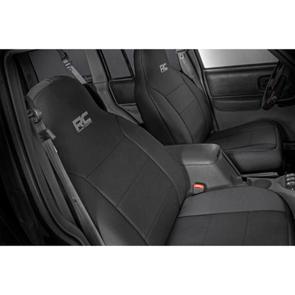 Rough Country 97-01 - Non-Detachable Headrest Seat Covers I 91022