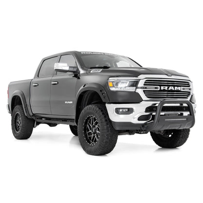 ROUGH COUNTRY Fender Flares | SF1 | JSC Billet Silver | Ram 1500 2WD/4WD (2019-2024) | F-D319201-JSC