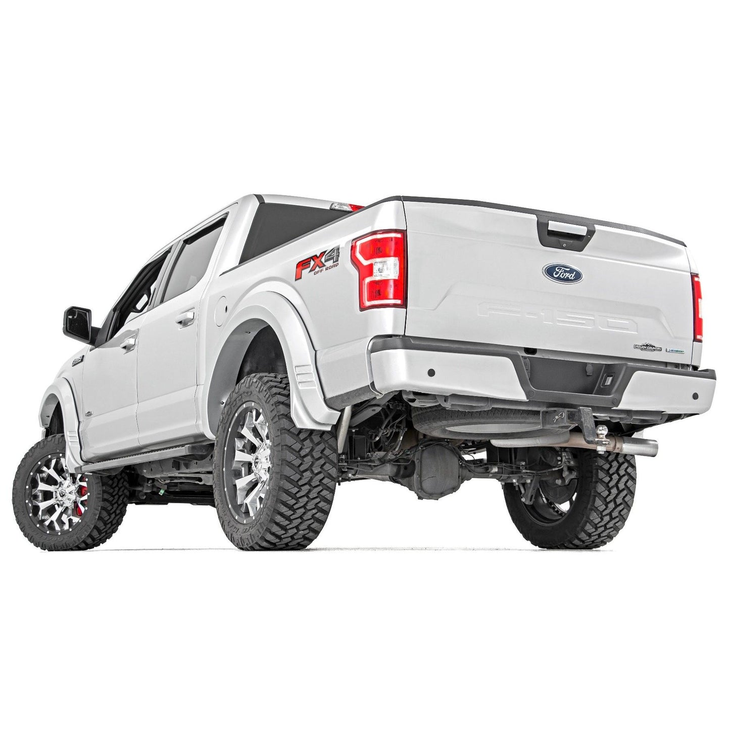 ROUGH COUNTRY Fender Flares | SF1 | YZ Oxford White | Ford F-150 2WD/4WD (2018-2020) | F-F318201-YZ