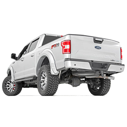 ROUGH COUNTRY Fender Flares | SF1 | YZ Oxford White | Ford F-150 2WD/4WD (2018-2020) | F-F318201-YZ