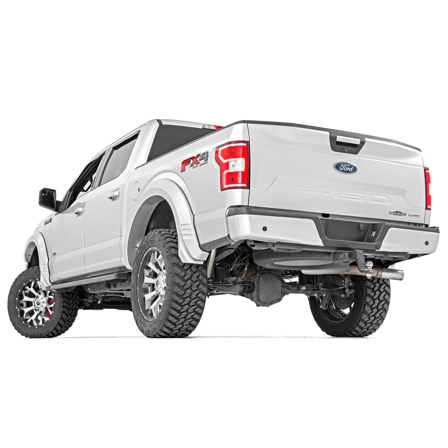 ROUGH COUNTRY Fender Flares | SF1 | Z1 Oxford White | Ford F-150 2WD/4WD (2018-2020) | F-F318201-Z1