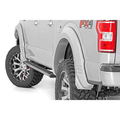 ROUGH COUNTRY Fender Flares | SF1 | Z1 Oxford White | Ford F-150 2WD/4WD (2018-2020) | F-F318201-Z1