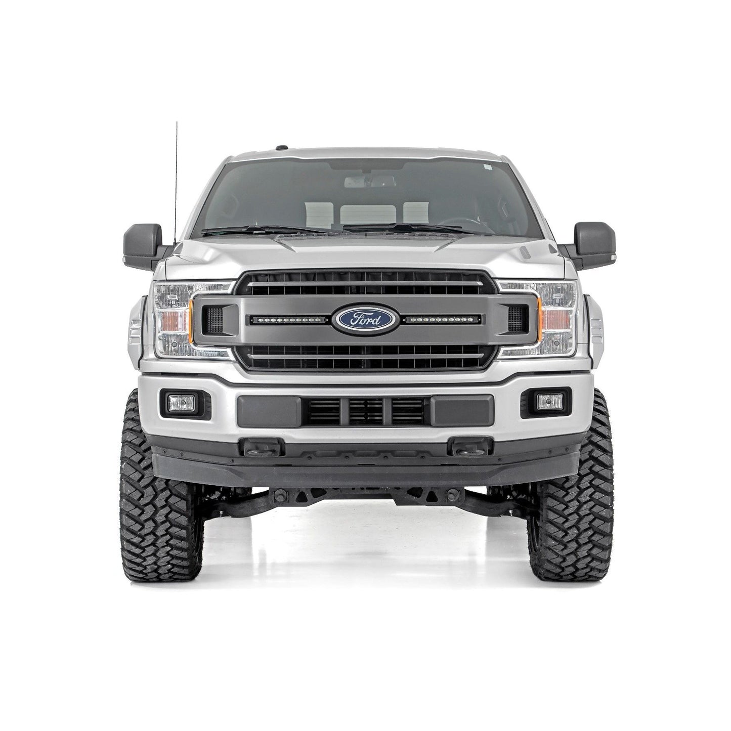 ROUGH COUNTRY Fender Flares | SF1 | YZ Oxford White | Ford F-150 2WD/4WD (2018-2020) | F-F318201-YZ