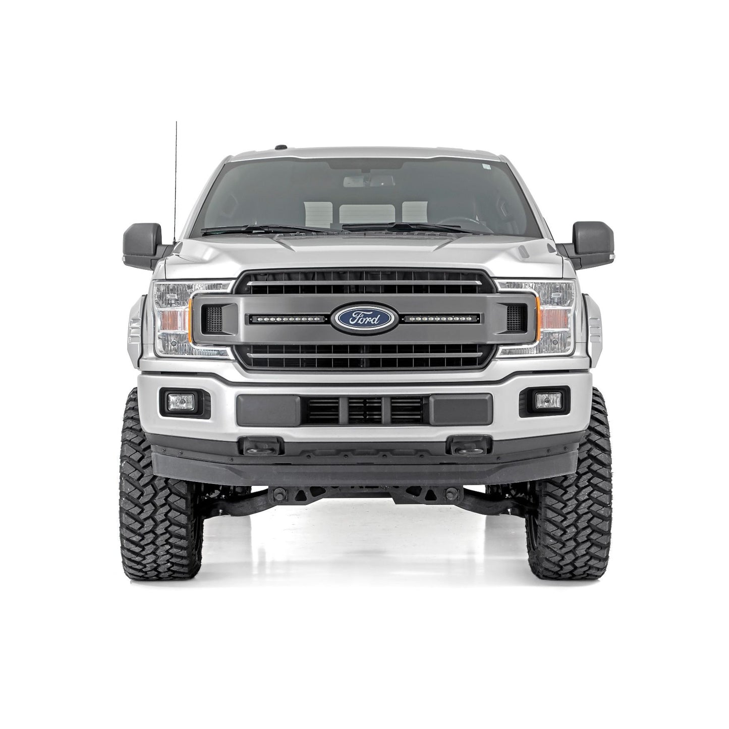 ROUGH COUNTRY Fender Flares | SF1 | Z1 Oxford White | Ford F-150 2WD/4WD (2018-2020) | F-F318201-Z1
