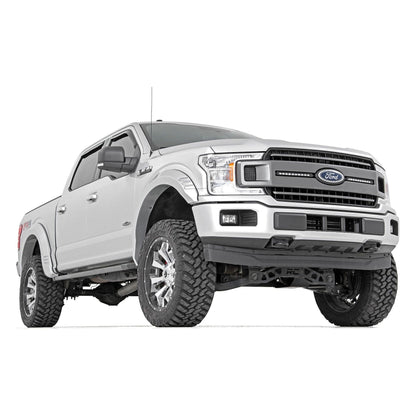 Rough Country E2 | Magma Red Fender Flares I F-F318201-E2