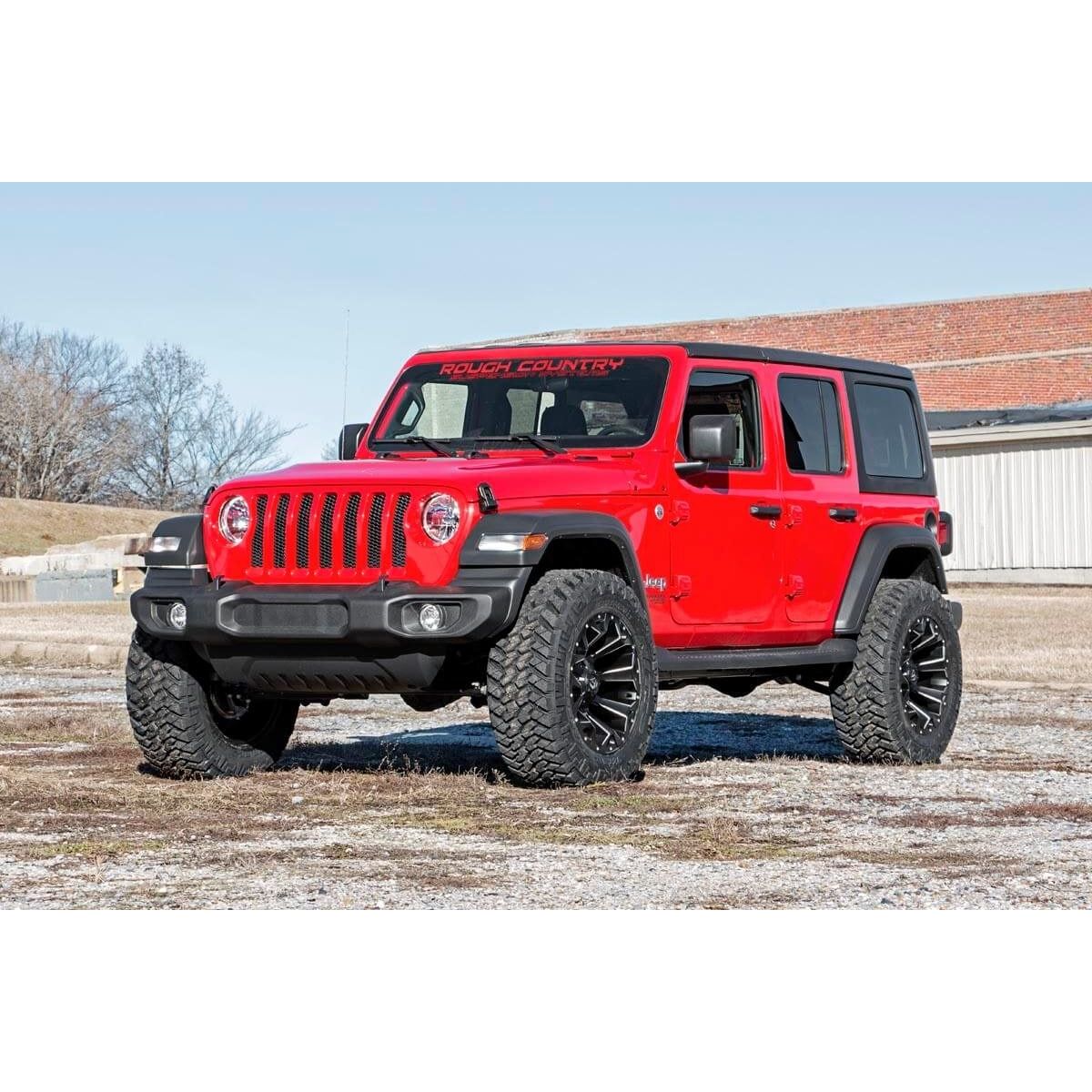 ROUGH COUNTRY 2.5 Inch Lift Kit | Coils | M1R | Jeep Wrangler Unlimited 4WD (2018-2023) | 66644