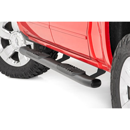 ROUGH COUNTRY Oval Nerf Step | Crew Cab | Chevy/GMC 1500/2500HD/3500HD (07-19 & Classic) | 21001
