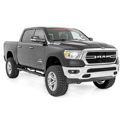 ROUGH COUNTRY Oval Nerf Step | Crew Cab | Black | Ram 1500 (19-25)/1500 TRX (21-24)  | 21004