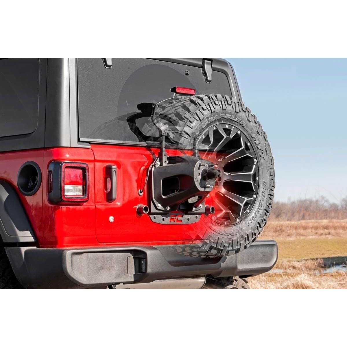 ROUGH COUNTRY Tire Carrier Relocation Plate | No Prox | Jeep Wrangler JL (18-25)/Wrangler Unlimited (18-25)  | 10529