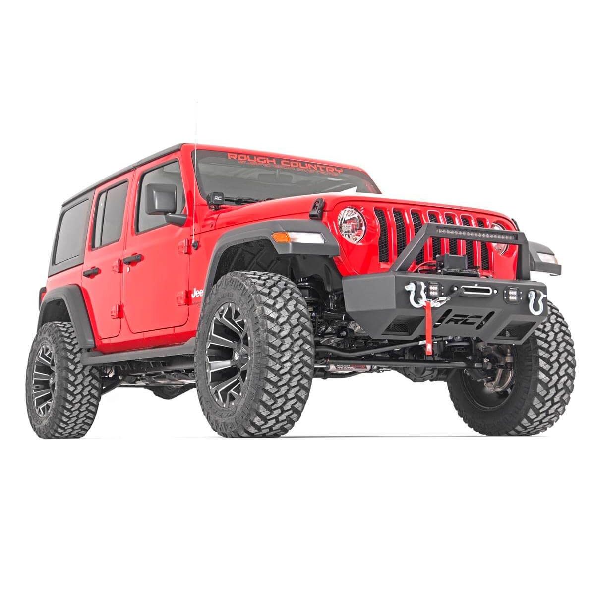 ROUGH COUNTRY 3.5 Inch Lift Kit | C/A Drop | FR D/S | M1R | Jeep Wrangler Unlimited Rubicon (18-23) | 69044
