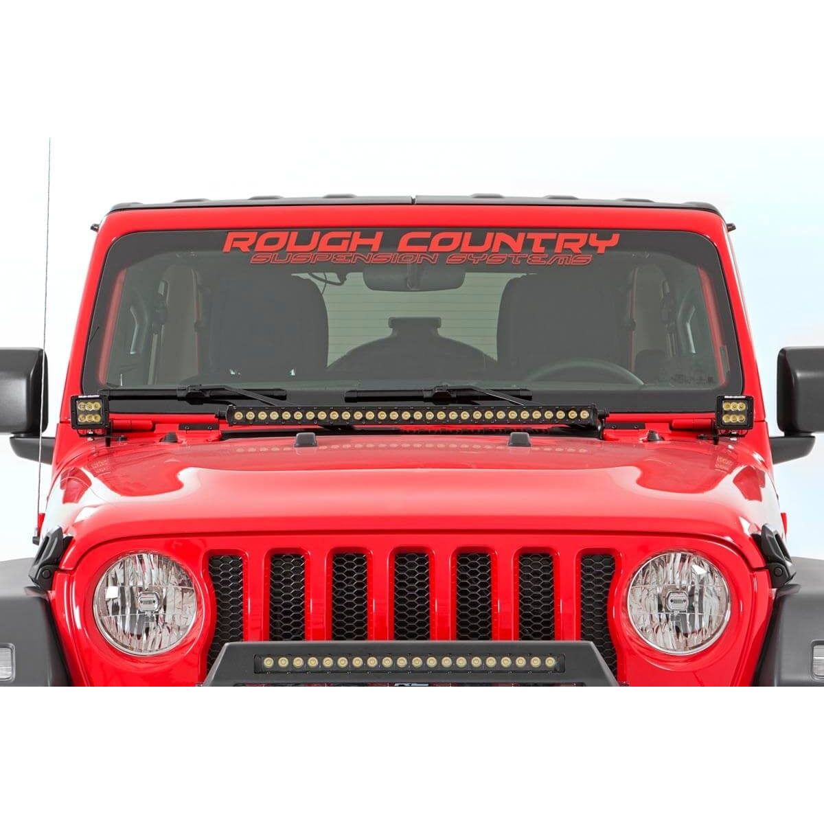 ROUGH COUNTRY LED Hood Kit | 30" | Spectrum Series | Jeep Gladiator JT/Wrangler JL (18-25) | 80054