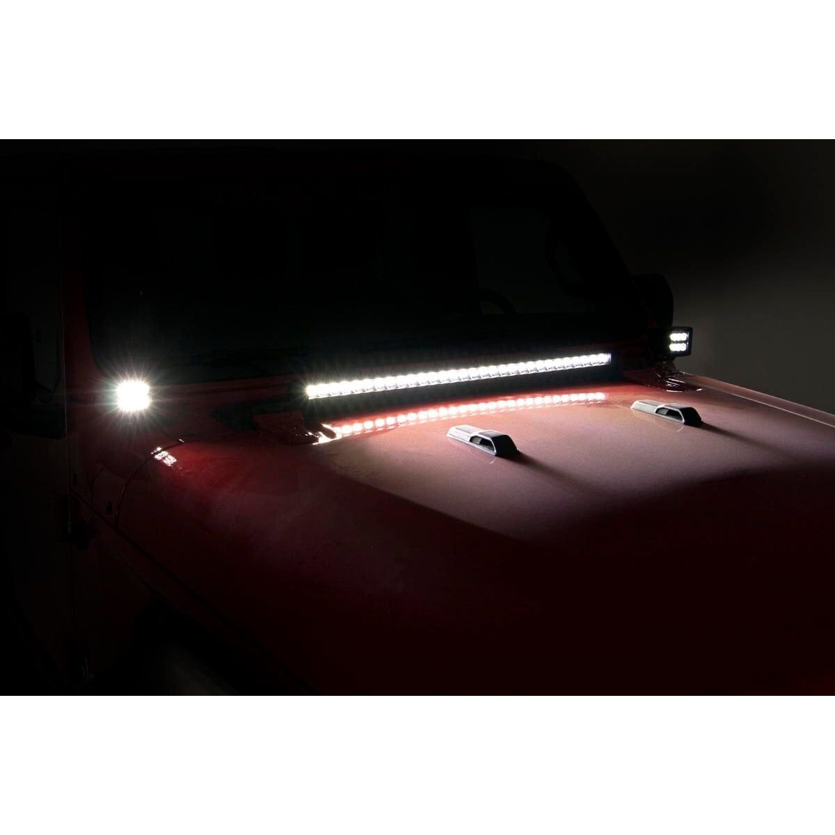 ROUGH COUNTRY LED Hood Kit | 30" | Spectrum Series | Jeep Gladiator JT/Wrangler JL (18-25) | 80054
