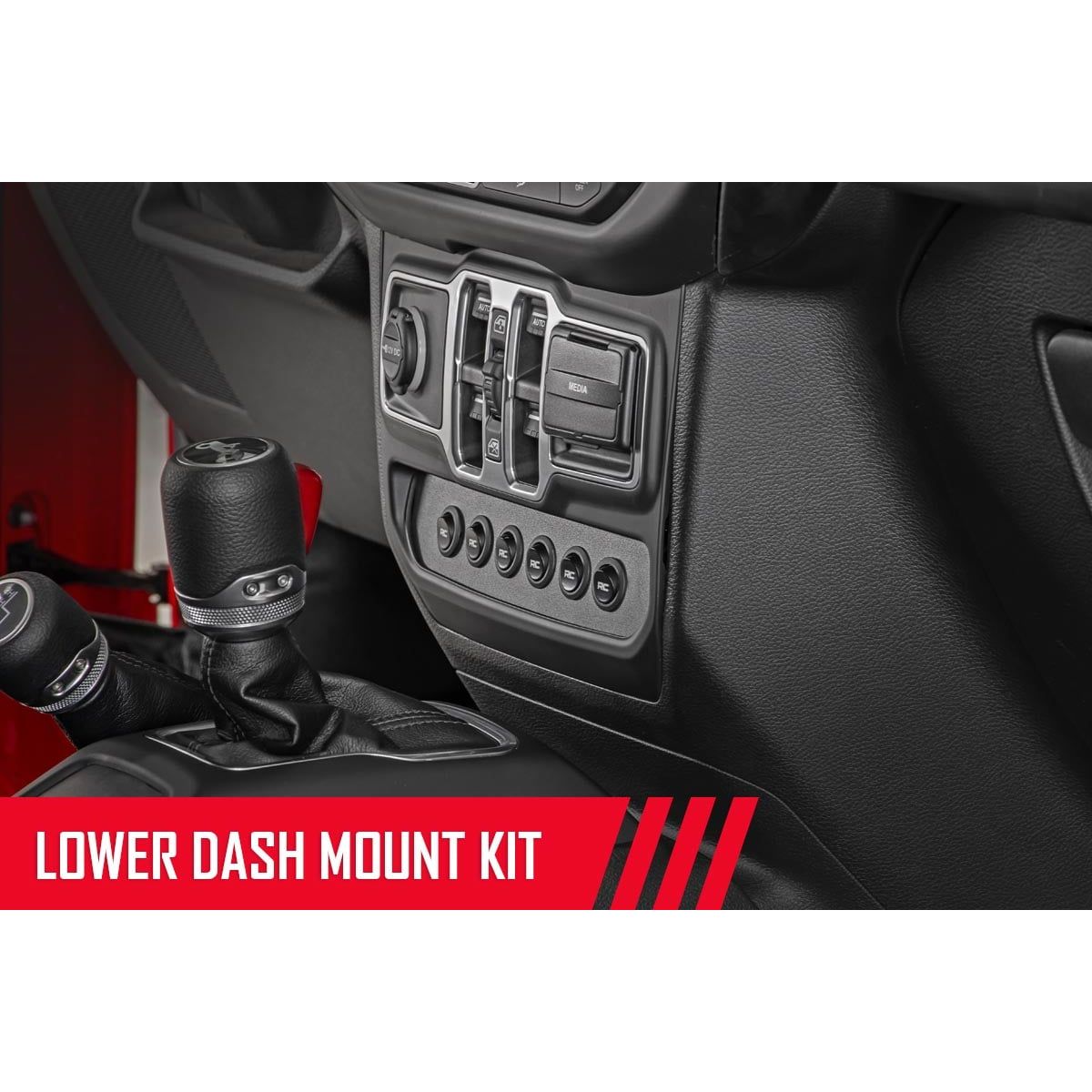 ROUGH COUNTRY MLC-6 | Muliple Light Controller | Lower Dash | Jeep Wrangler JL/Wrangler Unlimited (18-25) | 70964