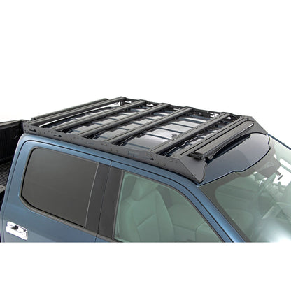 ROUGH COUNTRY Roof Rack | FR & RR 40 Inch Single Row BLK LEDs | Ford F-150 2WD/4WD (15-18) | 51022