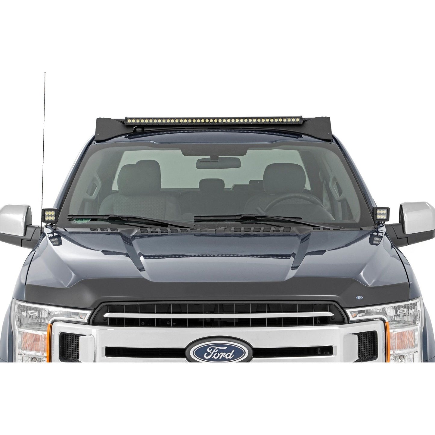 ROUGH COUNTRY LED Light | Ditch Mount | 2" Chrome Pair | Wide Angle | Ford F-150 (15-24) | 71033