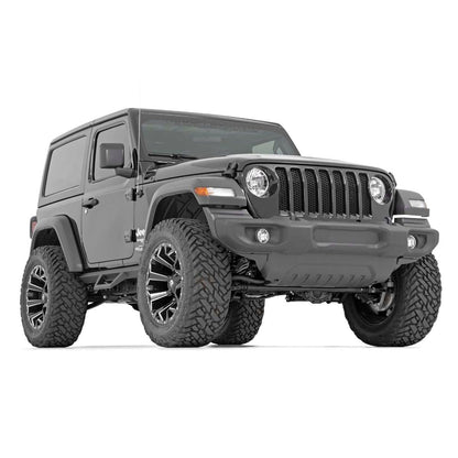 ROUGH COUNTRY Contoured Drop Steps | 2 Door | Jeep Wrangler JL 4WD (2018-2025) | 90761