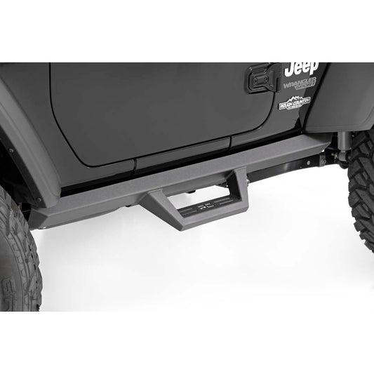 ROUGH COUNTRY Contoured Drop Steps | 2 Door | Jeep Wrangler JL 4WD (2018-2025) | 90761