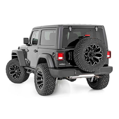 ROUGH COUNTRY Contoured Drop Steps | 2 Door | Jeep Wrangler JL 4WD (2018-2025) | 90761