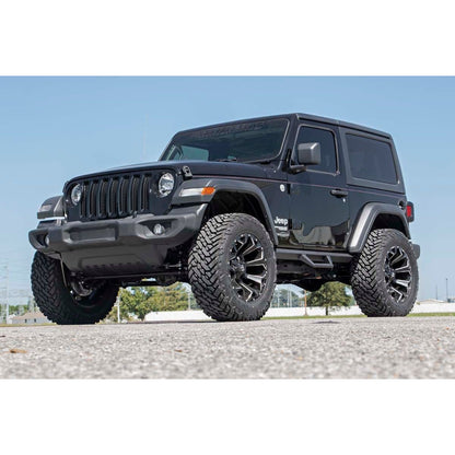 ROUGH COUNTRY Contoured Drop Steps | 2 Door | Jeep Wrangler JL 4WD (2018-2025) | 90761