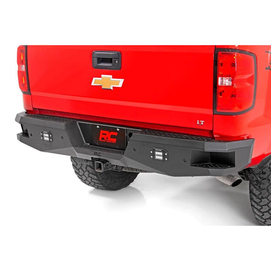 ROUGH COUNTRY Rear Bumper | LED | Chevy Silverado & GMC Sierra 1500 2WD/4WD (2007-2018 & Classic) | 10773