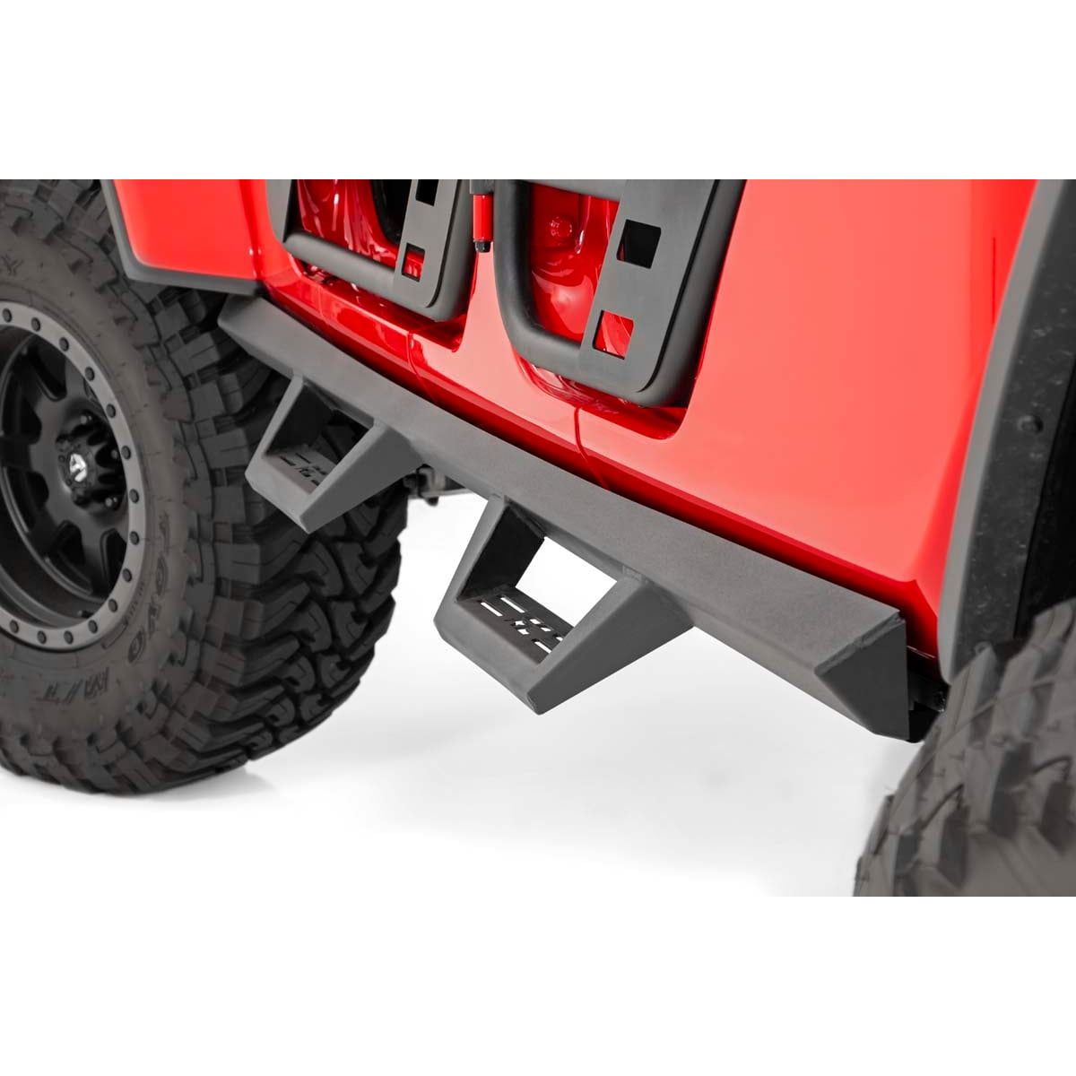 ROUGH COUNTRY Contoured Drop Steps | Jeep Gladiator JT 4WD (2020-2025) | 90762