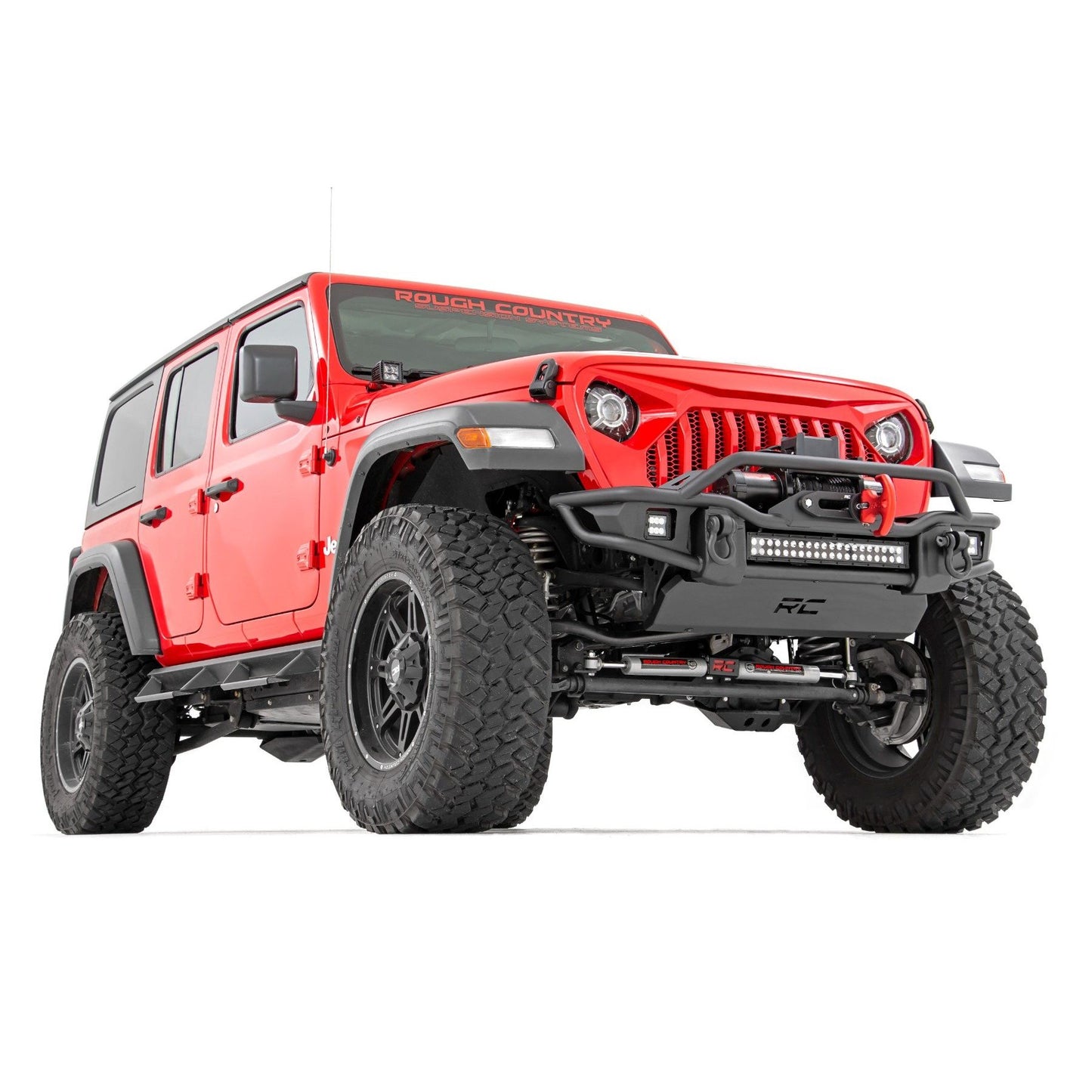 ROUGH COUNTRY 3.5 Inch lift Kit | C/A Drop | FR D/S | M1R | Jeep Wrangler Unlimited 4WD (24-25) | 91944