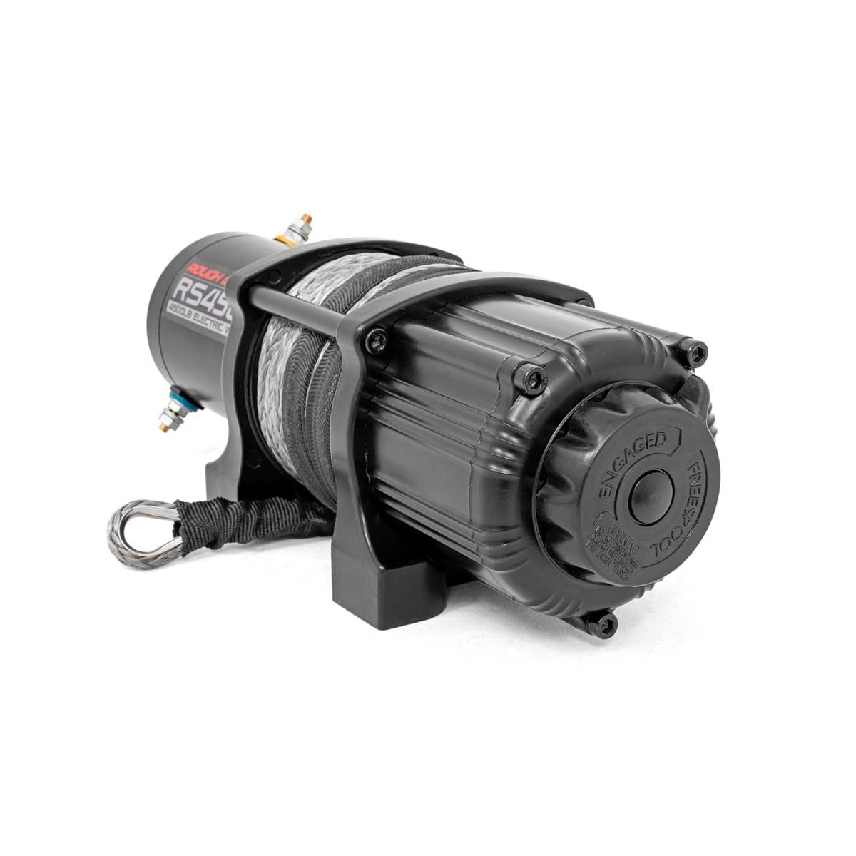 ROUGH COUNTRY 4500-LB Winch W/ Remote | UTV | Synthetic Rope | RS4500SA