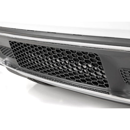 ROUGH COUNTRY LED Light Kit | Bumper Mount | 20" Chrome Dual Row | White DRL | Jeep Grand Cherokee WK2 (11-20) | 70775