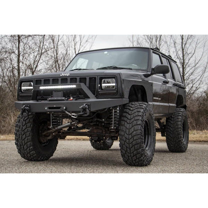 ROUGH COUNTRY Lower Door Armor | 4 Door | Jeep Cherokee XJ 2WD/4WD (1984-2001) | 10582