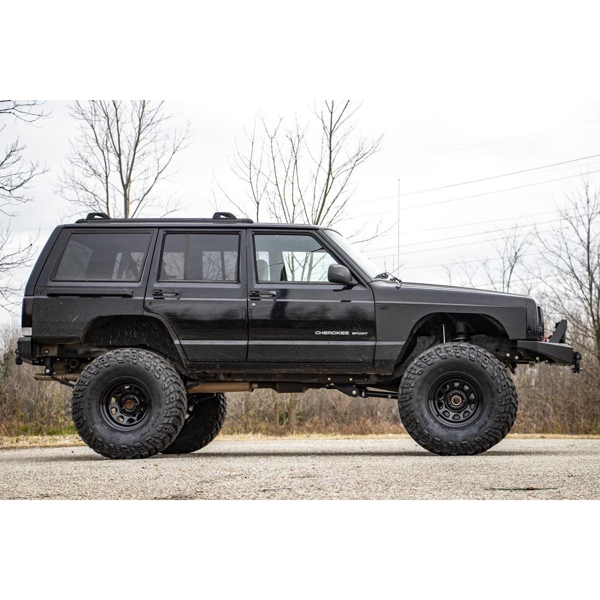 ROUGH COUNTRY Lower Door Armor | 4 Door | Jeep Cherokee XJ 2WD/4WD (1984-2001) | 10582