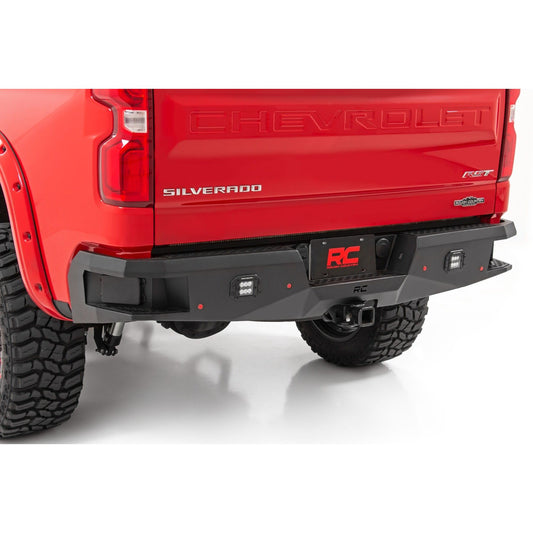 ROUGH COUNTRY Rear LED Bumper | Chevy Silverado 1500 2WD/4WD (2019-2024 & Classic) | 10758