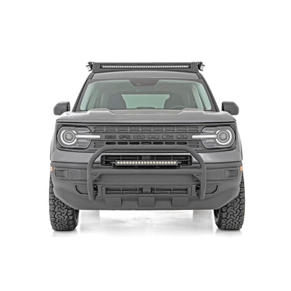ROUGH COUNTRY Nudge Bar | 20 Inch BLK DRL Single Row LED | Ford Bronco Sport 4WD (21-25) | 51042