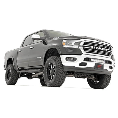ROUGH COUNTRY LED Light Kit | Bumper Mount | 20" Chrome Dual Row | Amber DRL | Ram 1500 (19-24) | 70781