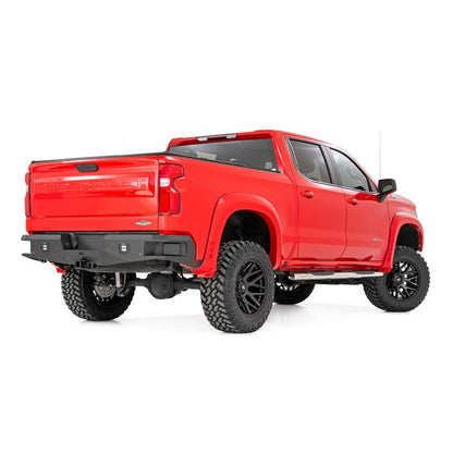 ROUGH COUNTRY Oval Nerf Steps | Stainless | Crew Cab | Chevy/GMC 1500/2500HD/3500HD (19-26 & Refresh) | 21002S