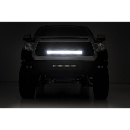 ROUGH COUNTRY Mesh Grille | 30" Dual Row LED | Black | Toyota Tundra 2WD/4WD (2014-2017) | 70226
