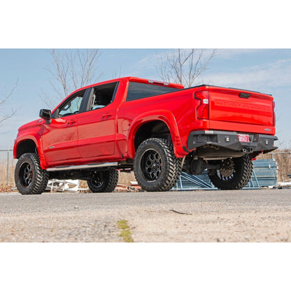 ROUGH COUNTRY Oval Nerf Steps | Stainless | Crew Cab | Chevy/GMC 1500/2500HD/3500HD (19-26 & Refresh) | 21002S