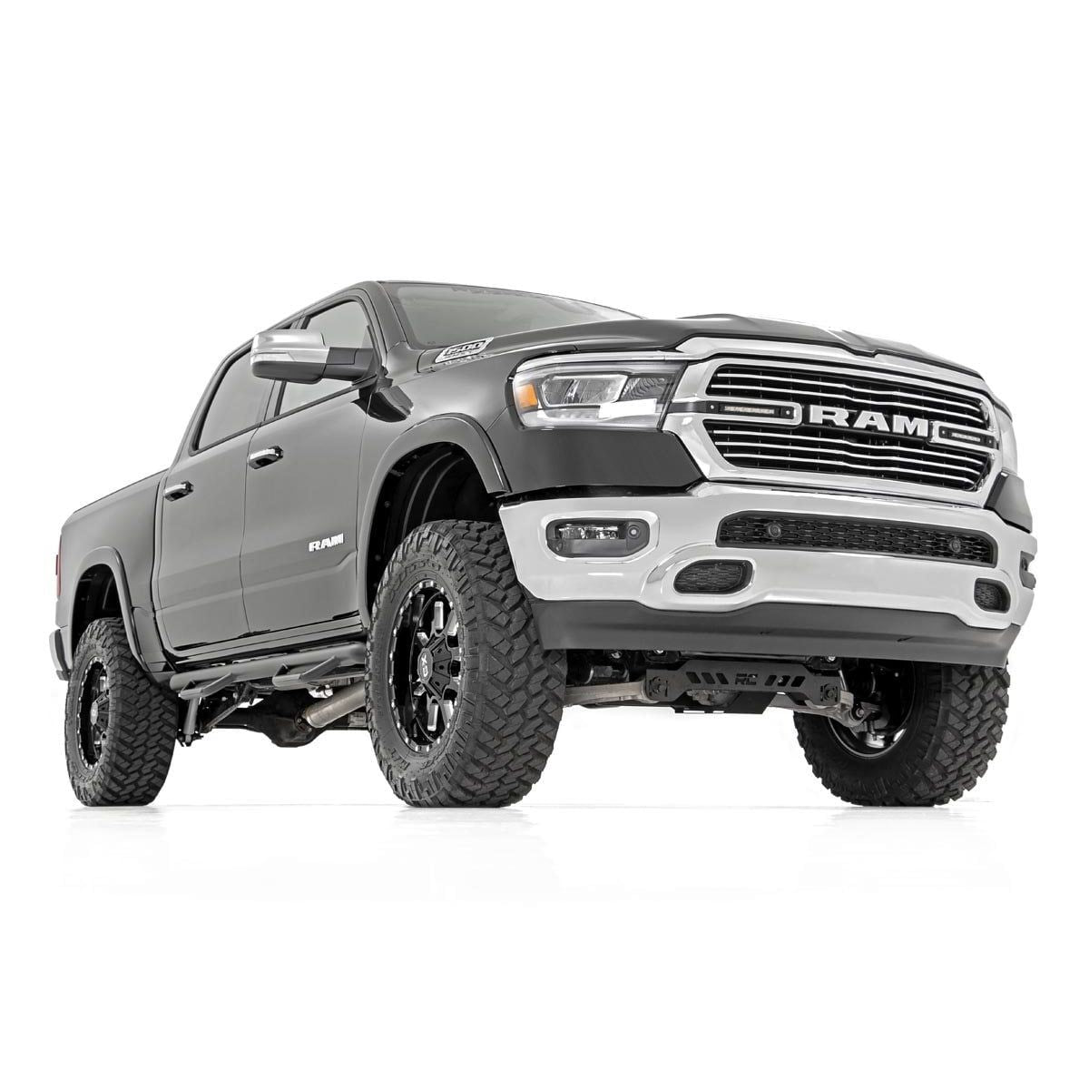 ROUGH COUNTRY Dual 6in LED Grille Kit | Chrome Slimline | Ram 1500 2WD/4WD (2019-2024) | 70784