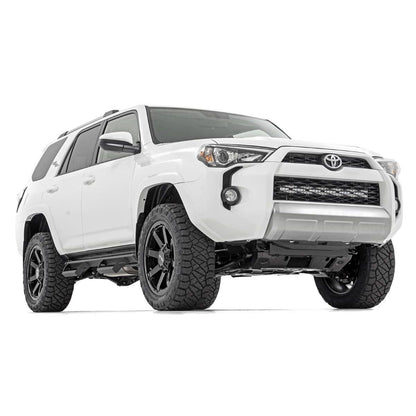 ROUGH COUNTRY LED Light Kit | Bumper Mount | 30" Black Dual Row | White DRL | Toyota 4Runner (14-20) | 70787
