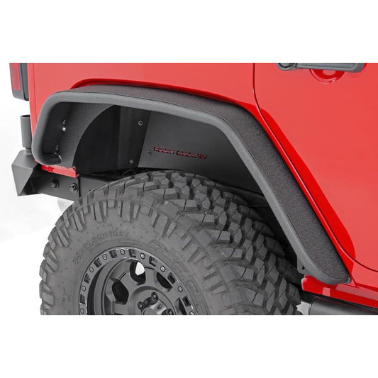 ROUGH COUNTRY Fender Flare | Steel | Rear | Jeep Wrangler JK/Wrangler Unlimited  (2007-2018) | 10532
