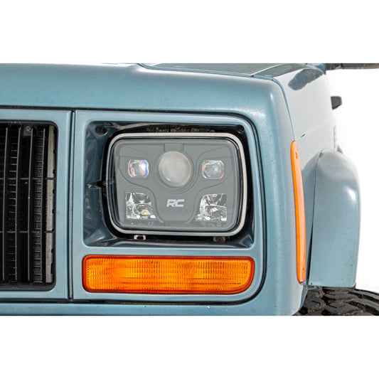 ROUGH COUNTRY 5"x7" LED Headlights | DOT Approved | Jeep Cherokee XJ 2WD/4WD (1984-2001) | RCH5200