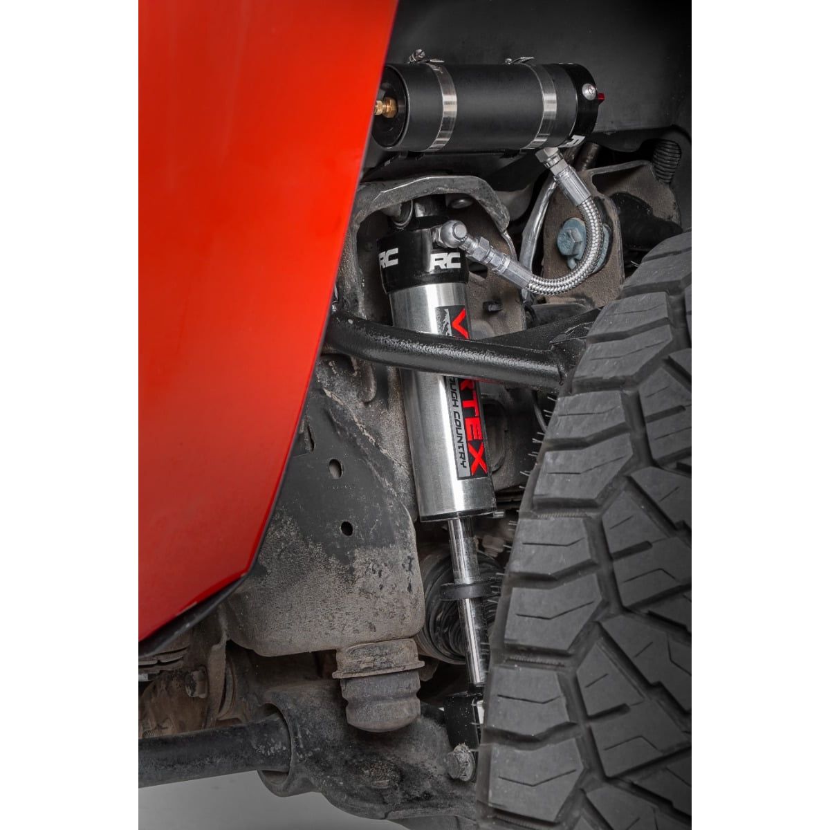 ROUGH COUNTRY Vertex 2.5 Adjustable Front Shocks | 3-5" | Chevy/GMC 2500HD/3500HD (11-19) | 689011