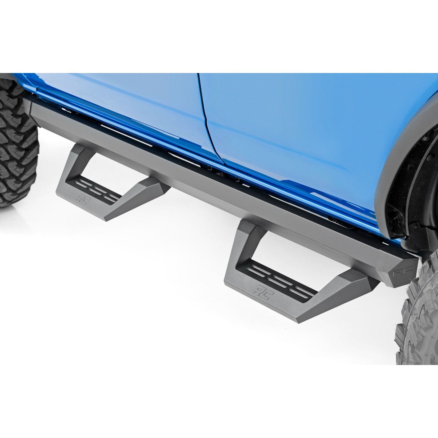 ROUGH COUNTRY SRX2 Adjustable Aluminum Step | Ford Bronco 4WD (2021-2025) | 51029