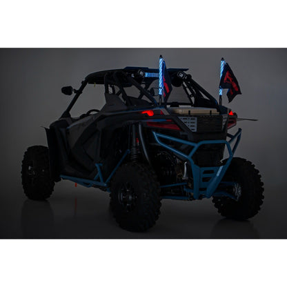 ROUGH COUNTRY LED Light Whip Kit | 2 ft | Multi-Color | 2-pc | 93002